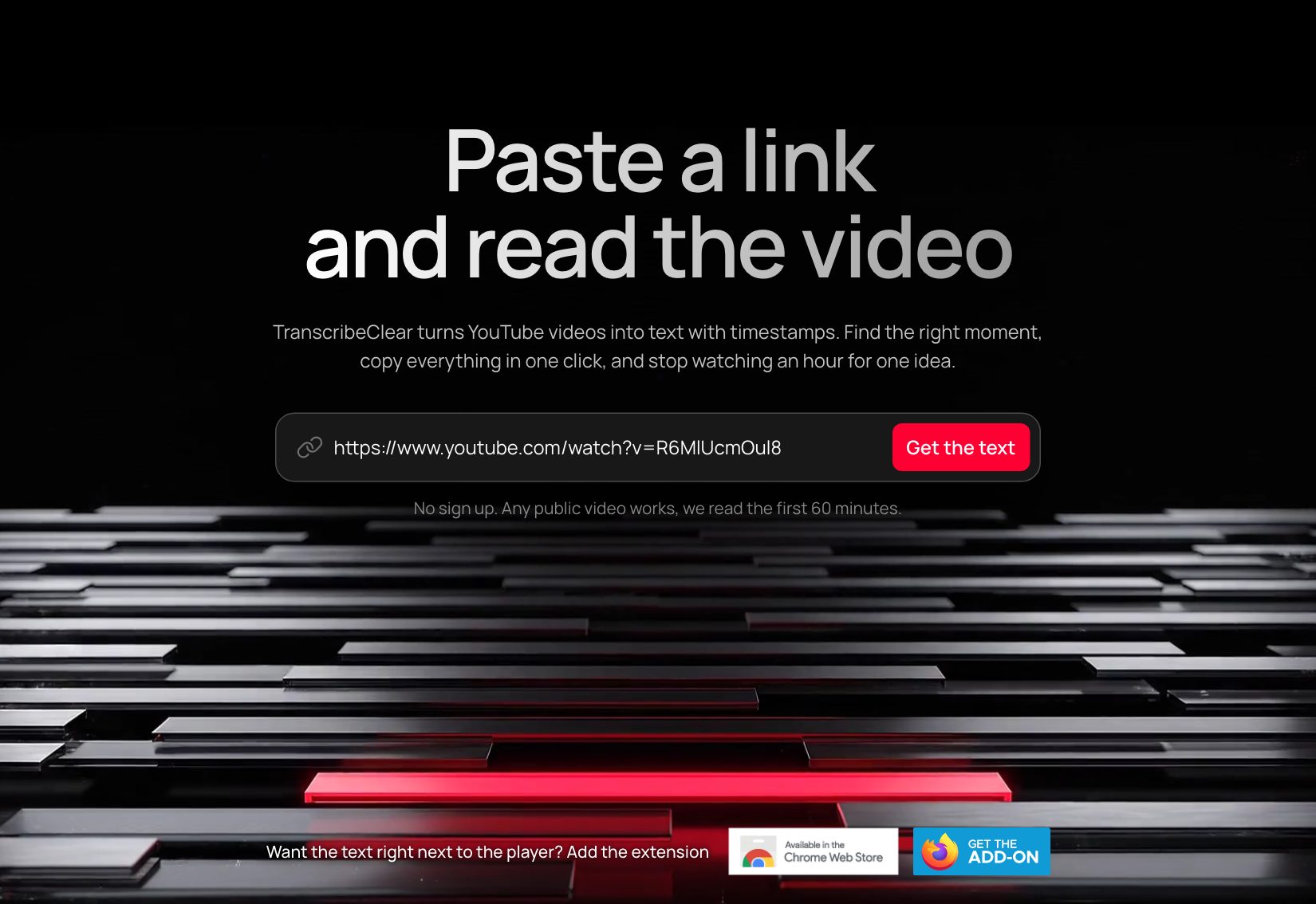 Paste the link